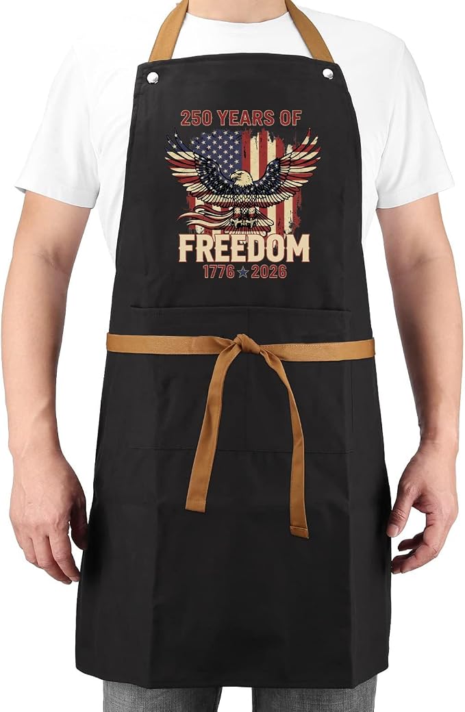 Us 250 Years Of Freedoms Apron - Image 5