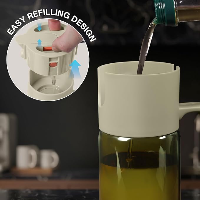 2-IN-1 500ml/17oz Light-Blocking Dark Oil Sprayer - Image 7