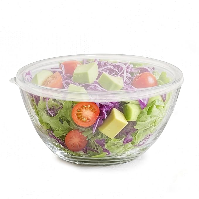 5 Quart Deep Big Glass Bowl by Ronanemon