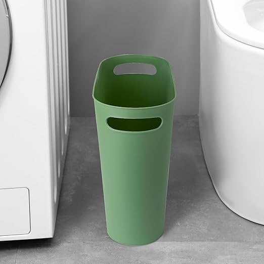 rejomiik Small Trash Can, 3.5 Gallon Slim Garbage Can Plastic Waste Basket - Image 2