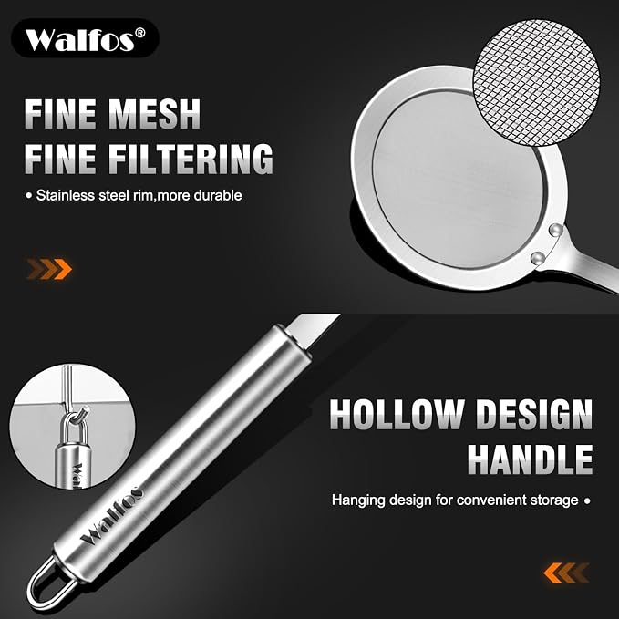 Walfos Fat Skimmer Spoon, 304 Stainless Steel Fat skimmer - Image 3