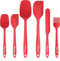 NileHome Silicone Spatula Set 6 Packs Food Grade Kitchen Utensils by NileHome