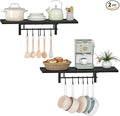 CHOEZON Wall-Mounted Pot Racks, Floating Shelves, Wall Shelves, Vintage Pot by Choezon