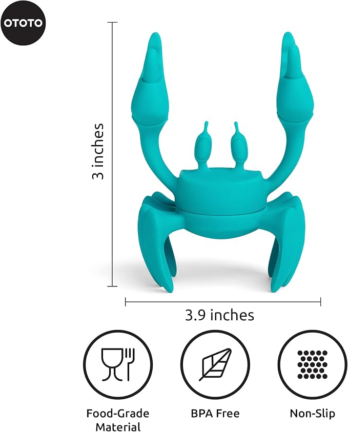OTOTO Aqua the Crab Silicone Utensil Rest - Image 2