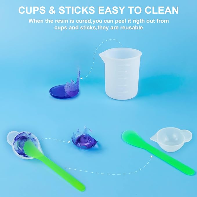 Creahaus Silicone Measuring Cups Tool Kit - Image 3