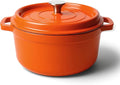 6.5 Quart Dutch Oven Pot with Lid, Non Stick Enameled Cast Iron Dutch Oven by Fijinhom