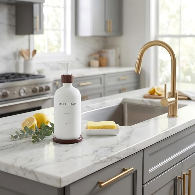 Dish Soap Dispenser, Refillable Soap Dispenser Kitchen - Image 2