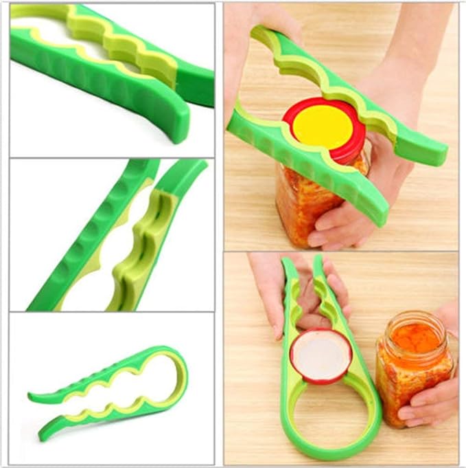 2 pcs Multi-Purpose Colourful Adjustable Rubber Strap Wrench Grip/Tighten - Image 4