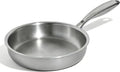 Umite Chef 5 Ply Stainless Steel Frying Pan 8 inch, Non Toxic Professional by UmiteChef
