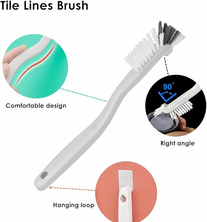 Kitchen Scrub Brush, Angle Cleaning Brush, Right Angle Scrub Brushs - Image 3