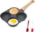 HUPECHAM 4-Cup Egg Pan Nonstick, and Granite Egg Frying Pan, Versatile by HUPECHAM