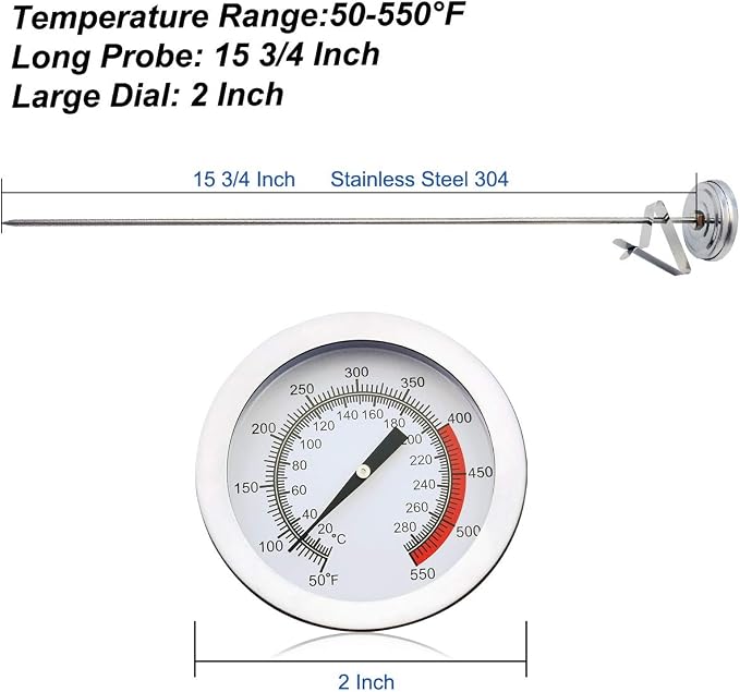 Efeng 15“ turkey fryer thermometer - Image 2