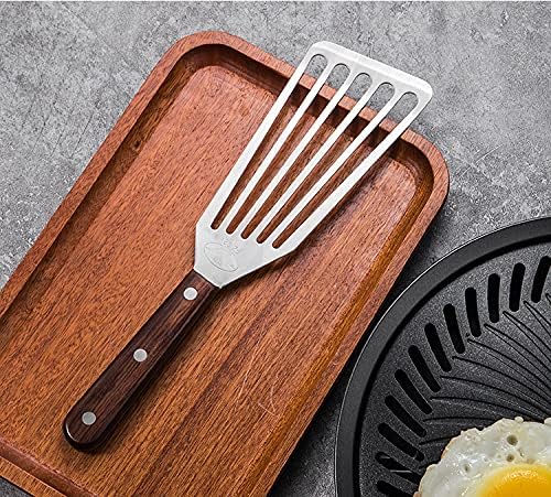 Fish Spatula, 2 Pack Stainless Steel Metal Spatula, Slotted Spatulas - Image 9