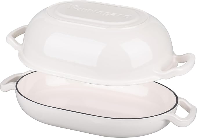 VORRINGARD Enameled Cast Iron Sourdough Bread Oven, Dutch Oven, Loaf Cast Iron - Image 6