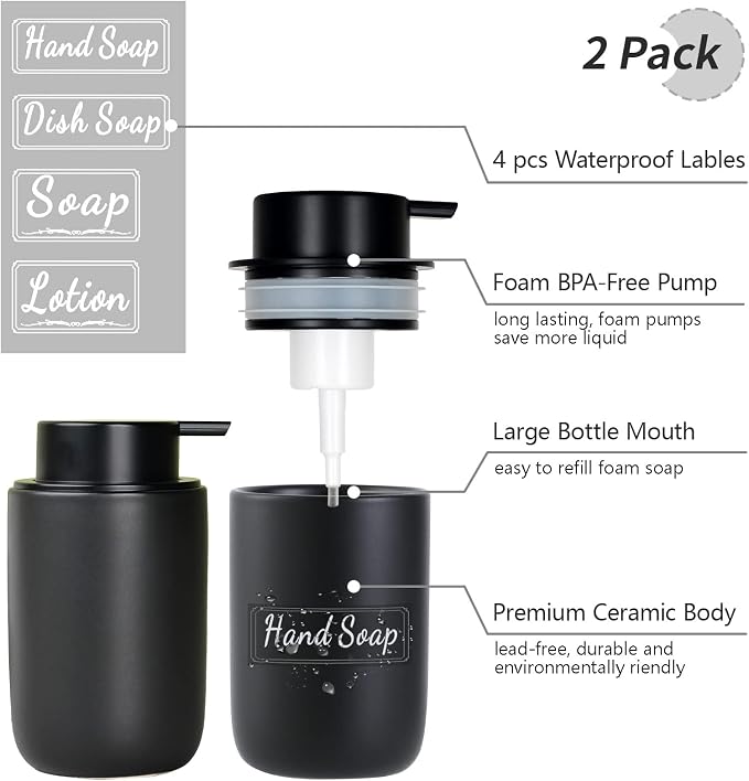 BosilunLife Foaming Soap Dispenser Set - Image 2