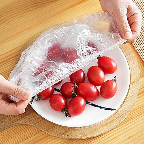 200 Pcs Fresh Keeping Bags, Reusable Elastic Food Storage Covers, Stretch - Image 3