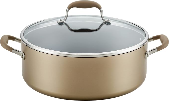 Anolon Advanced Home Hard-Anodized Nonstick Wide Stock Pot/Stockpot by Anolon