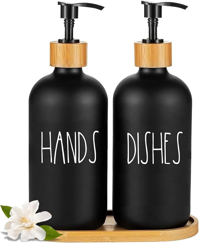 Arktek Glass Soap Dispenser Set by ARKTEK