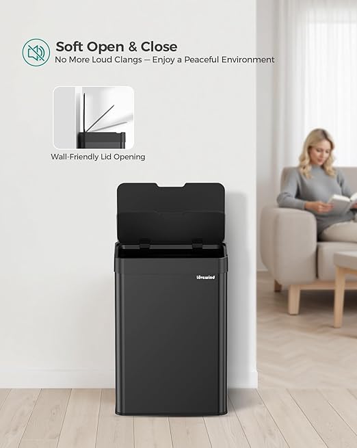 Kitchen Trash Can Touchless, 13 Gallon/50 Liter Stainless Steel Automatic - Image 7