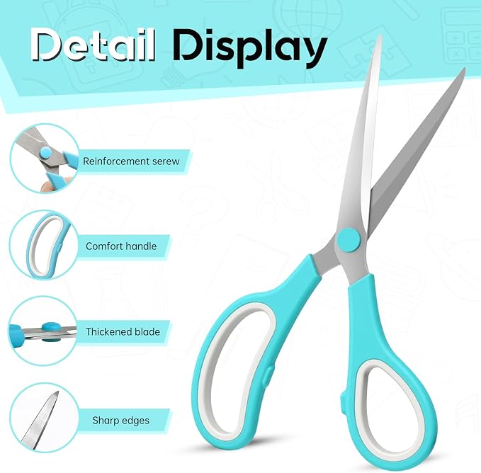 Scissors 8.5 Inch scissors all purpose - Image 3