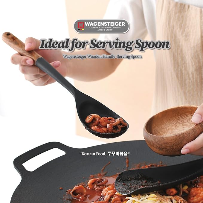 WAGENSTEIGER Silicone Cooking & Serving Spoon: Multi-Purpose Cooking Tool - Image 2