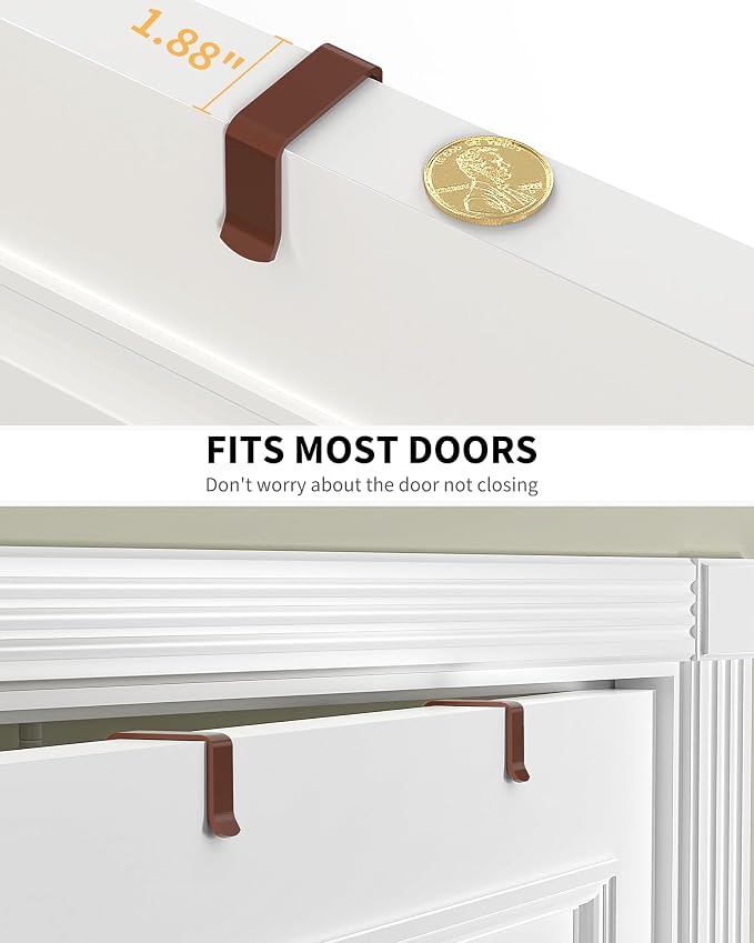 Moforoco Bronze 9-Tier Over The Door Pantry Organizer, Pantry Organization And - Image 3