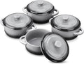 LOVECASA Mini Cocotte with Lid, 12 OZ Small Casserole Dish by LOVECASA