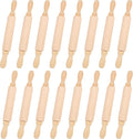 16 Pcs 8 Inch Mini Wooden Rolling Pins Small Wood Rolling Pin Wooden Roller by Unknown