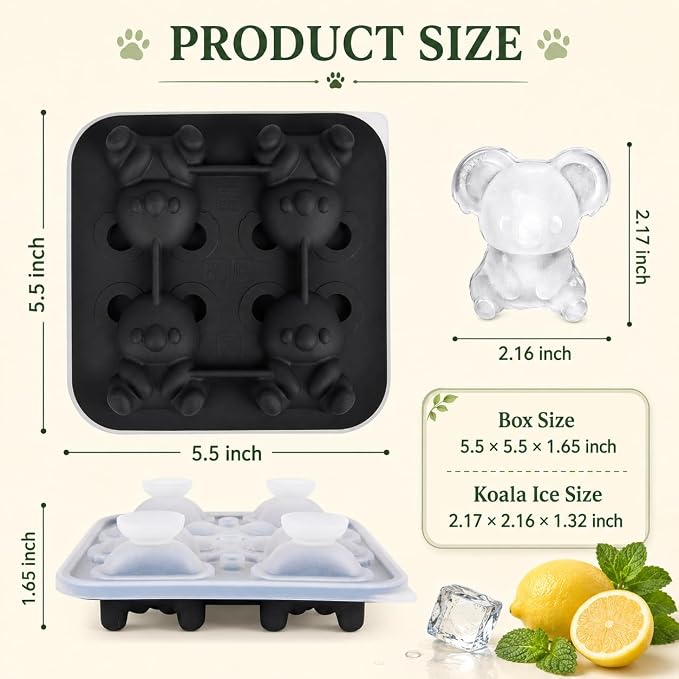 Koala Ice Cube Tray Mold - Image 2