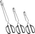 HINMAY Stainless Steel Scissor Tongs Cooking Tongs Set by HINMAY