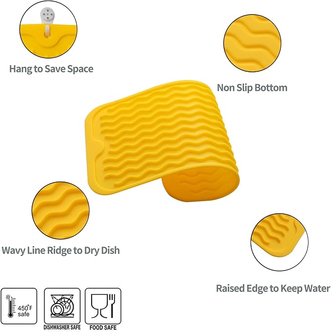 MicoYang Silicone Dish Drying Mat - Image 3