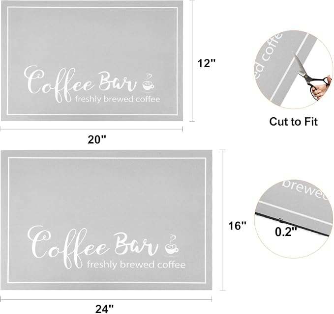 Findosom Dish Drying Mat, Cuttable Drying Mat - Image 2