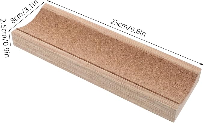 Garneck Wood Rolling Pin Holder Compact Storage Organizer - Image 2