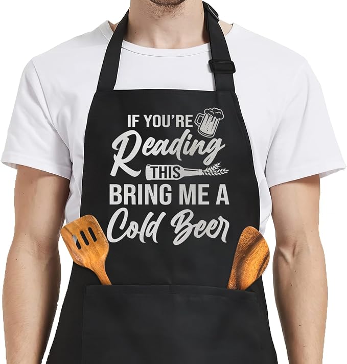 SANDJEST Funny Mens Aprons by SANDJEST