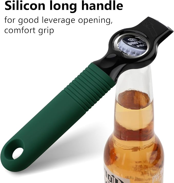 2-Pack Magnetic Beer Bottle Opener & Soda Can Opener, 2-in-1 Bottle Opener and - Image 4