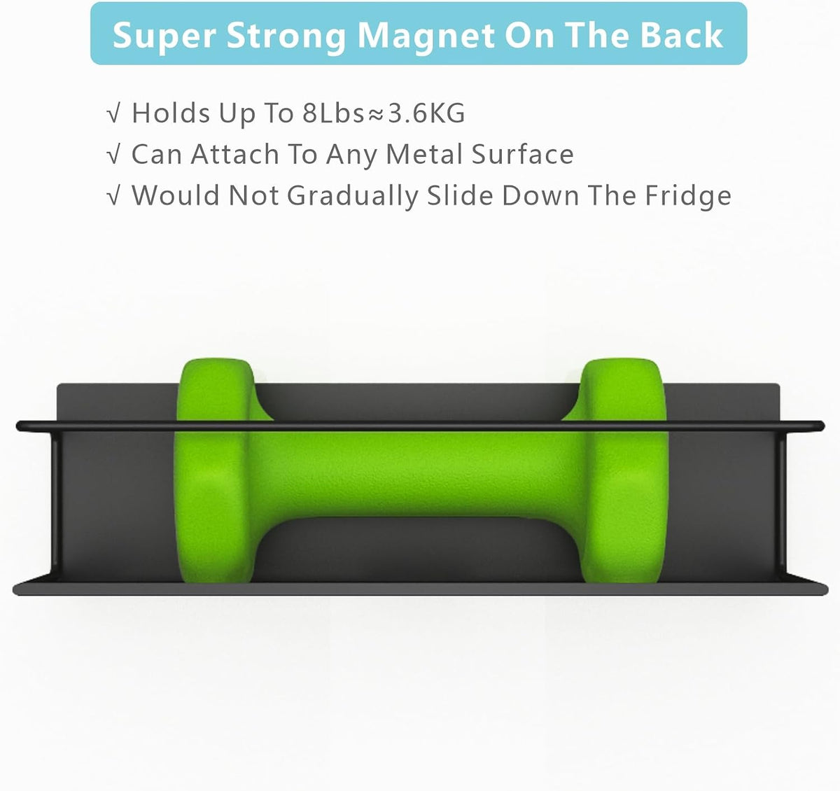 Magnetic Spice Rack For Refrigerator, Magnetic Fridge Shelf For