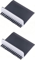 2 Pcs Black Kitchen Sink Squeegee Cleaner Countertop Brush Wiper