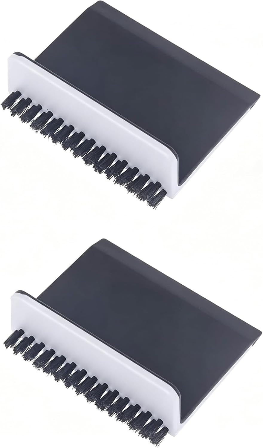 2 Pcs Black Kitchen Sink Squeegee Cleaner Countertop Brush Wiper