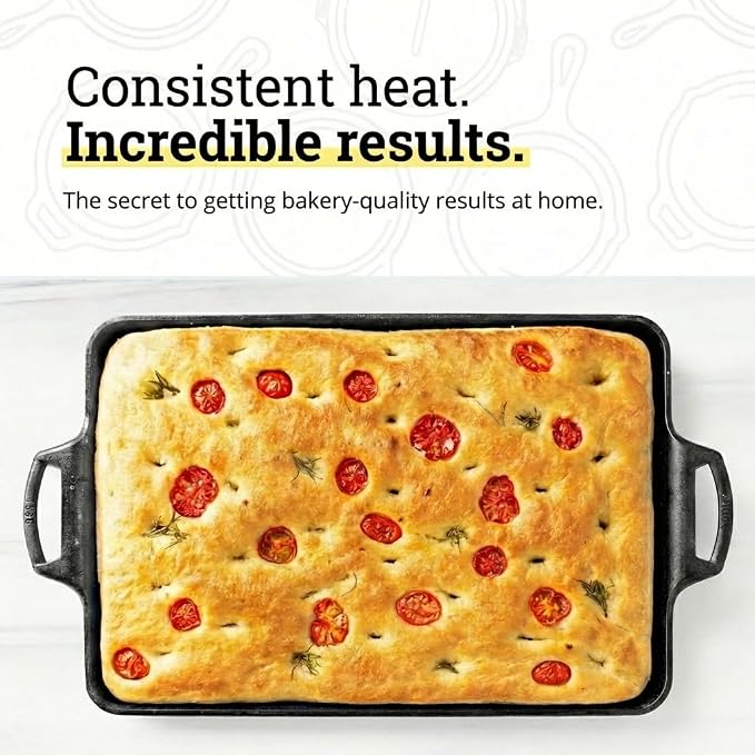 Lodge Seasoned Cast Iron Baking Pan - Image 5