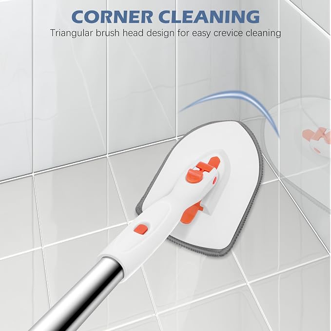 SetSail Tile Tub Scrubber Brush 3-in-1 Shower Scrubber - Image 5