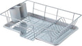 Space-Saving 3-Piece Dish Drainer Rack Set by SweetHomeCollection