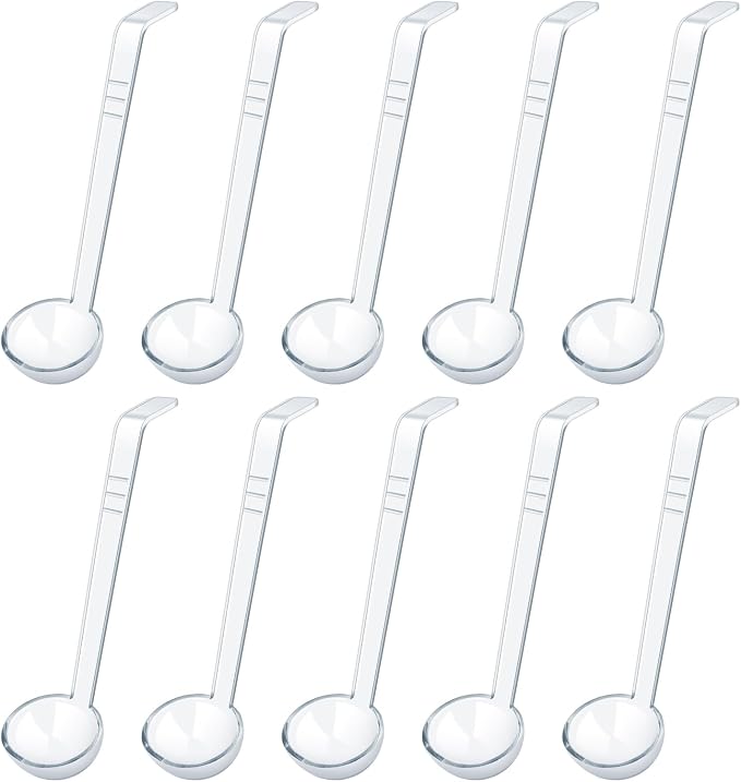 10 Pcs 1 Oz Small Ladle 7.87 Inches Mini Ladles by Unknown