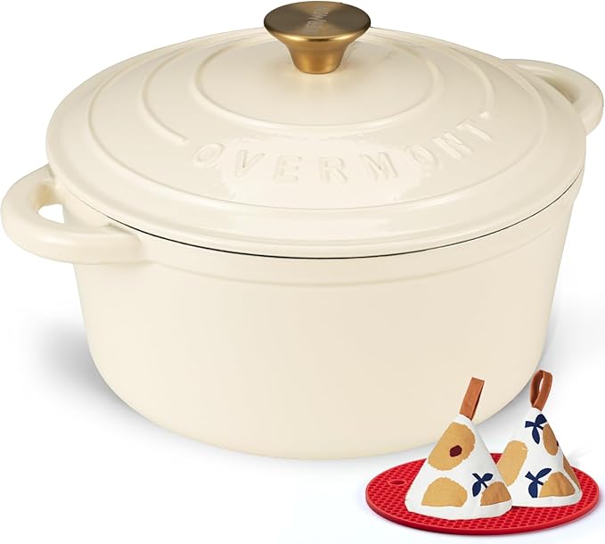 Overmont Enameled Cast Iron Dutch Oven by Overmont