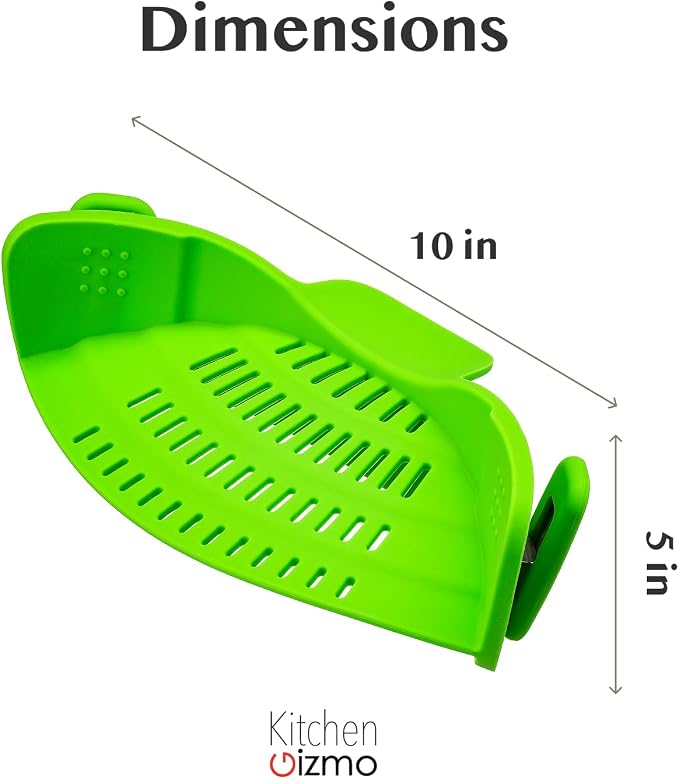 Kitchen Gizmo Snap N' Strain Clip On Strainer - Image 3