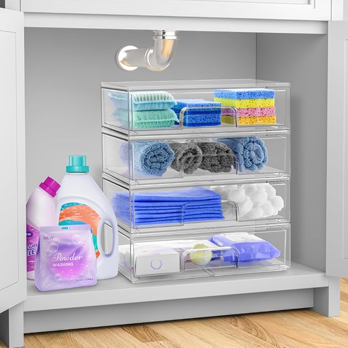 Sorbus Acrylic Storage Containers - Image 2