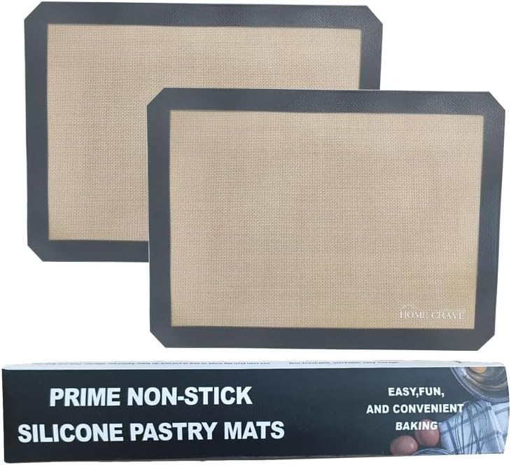 Silicone Baking Mat, Reusable Silicone Oven Baking Sheet, Heat