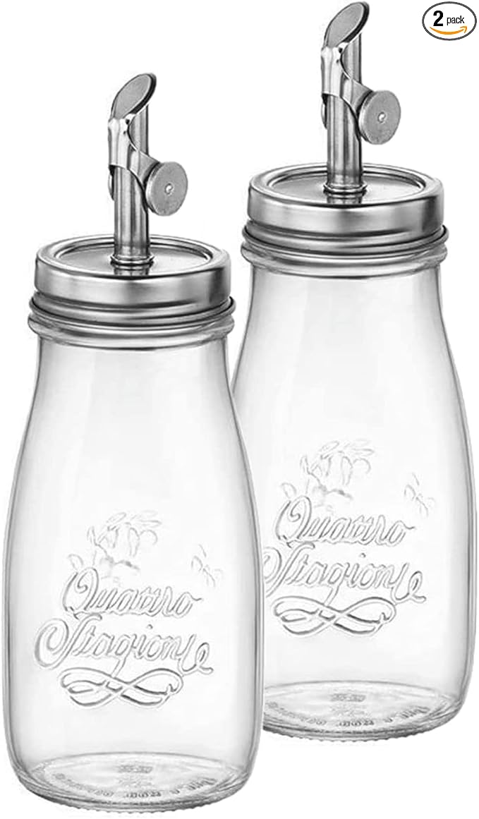 Bormioli Rocco 13.5 oz Quattro Stagioni Oil Dispenser, Syrup & Cocktail Mixers by Bormioli+Rocco