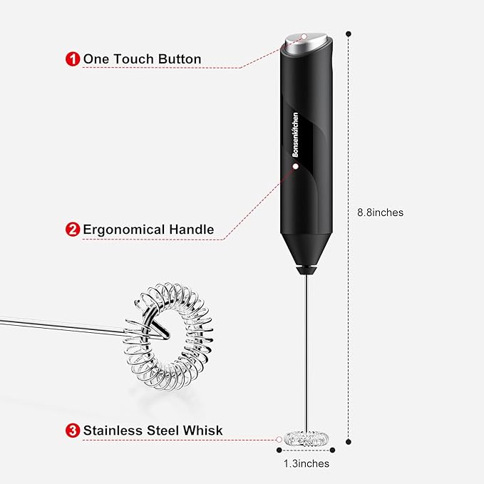 Bonsenkitchen Powerful Milk Frother - Image 6