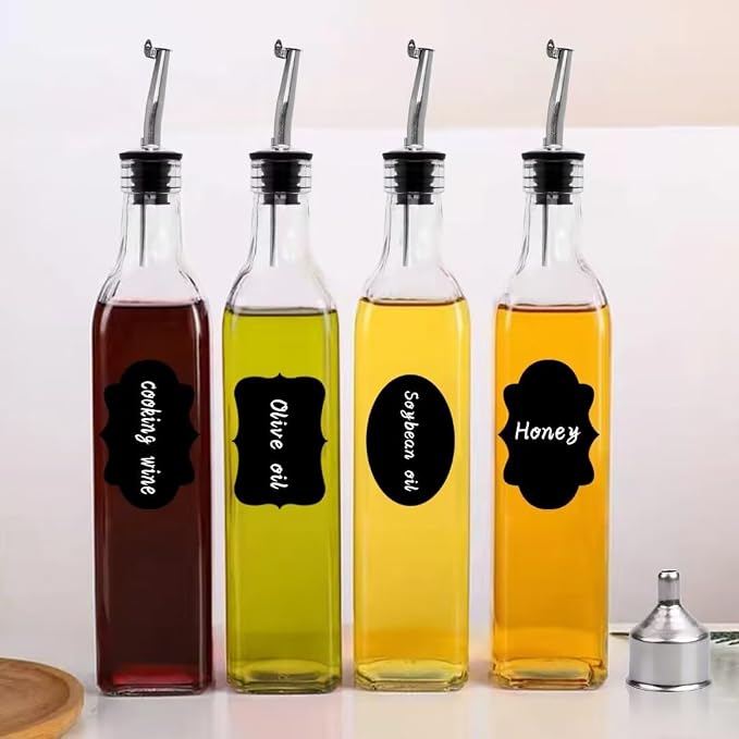 Salzesfalls 8 Pack 17oz Olive Oil Dispenser Bottle, Oil Dispenser - Image 5