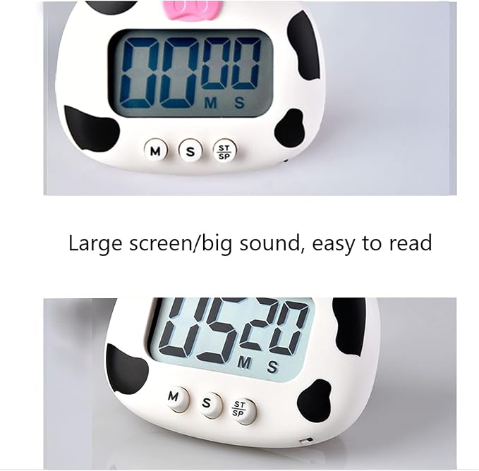 Kitchen Timer, Cute Cartoon Animal Countdown, Digital Cooking Timer - Image 2